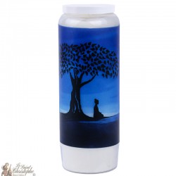 candele decorative  con la citazione in francese - Antoine de Saint-Exupéry