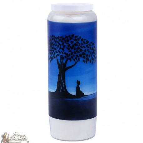 velas decorativas con la citación en francés - Antoine de Saint-Exupéry