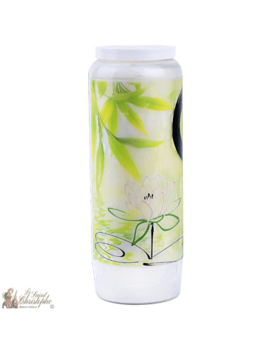 decoratieve kaarsen met zen symbool 
