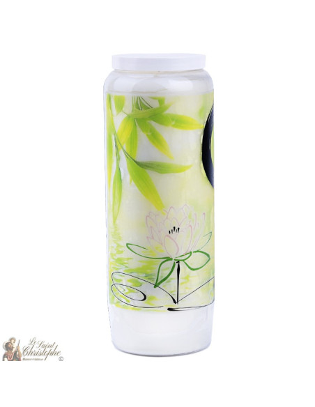 decoratieve kaarsen met zen symbool 