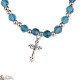Bracelet pearls natural Crosses St Benedict 