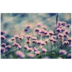 Decoratieve sticker voor noveenkaars - Bloemen 2