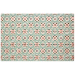 Autocollant décoratif - bougie de neuvaine   -  Fleurs Modèle 3