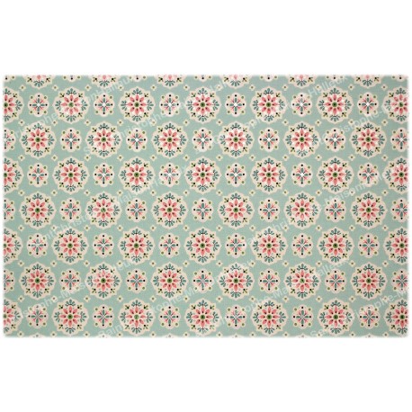 Adesivo decorativo - candela novena - fiori modello 3