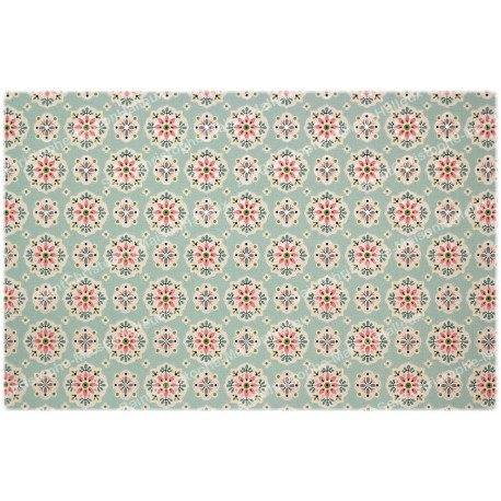 decoratieve Stikers voor Noveen Kaars  - bloemen model 3