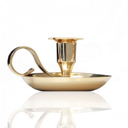 Candle holder copper handle