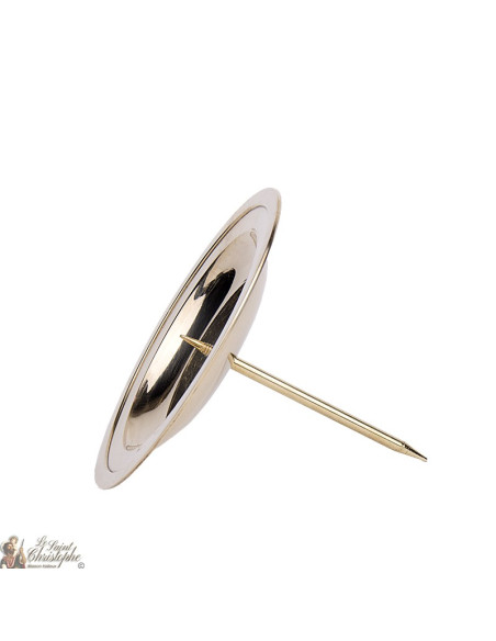 Pic candelabro de Navidad corona - Cobre