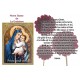 sticker with german  french prayer - Mary who undoes knots - b