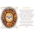 sticker with french  prayer - Holy Spirit - b