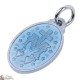 Médaille de La Vierge Miraculeuse émaillée bleue