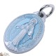 Médaille de La Vierge Miraculeuse émaillée bleue