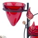 Red Candle Holder for Tea - Light