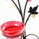 Red Candle Holder for Tea - Light