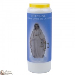 Candles Novenas to  Our Lady of justice – french  Prayer