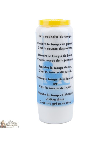 Candles Novenas " Take time " – french  Prayer