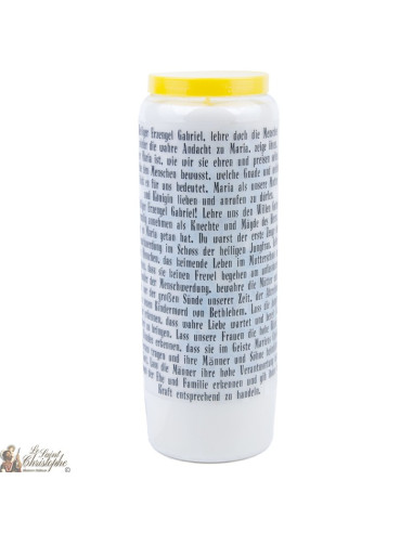 Candles Novenas to  Saint 	Gabriel – german  Prayer