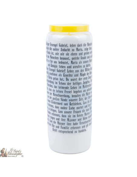 Candles Novenas to  Saint 	Gabriel – german  Prayer