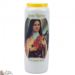 Bougies Neuvaines à Sainte Thérèse - prière français - 2
