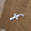 Cross with silver crystal