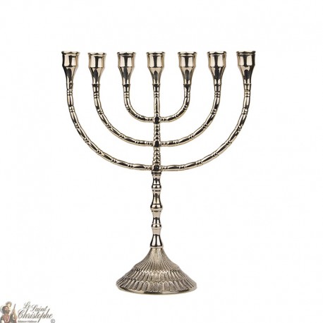 Menorah Copper Candlestick - 30 cm