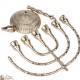 Menorah Copper Candlestick - 30 cm