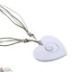 Collier Cordon Cœur oeil de Sainte Lucie 