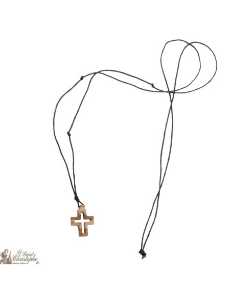 Collier Cordon Cœur oeil de Sainte Lucie 