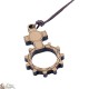 Necklace Cord with Ten Wooden Pendant