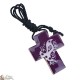 Pendentif croix du mexique en bois 