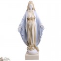 Statue de la Vierge Miraculeuse colorée en Albatre -  50 cm