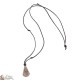 Ketting en hanger olijfhout met etsen van de blanco