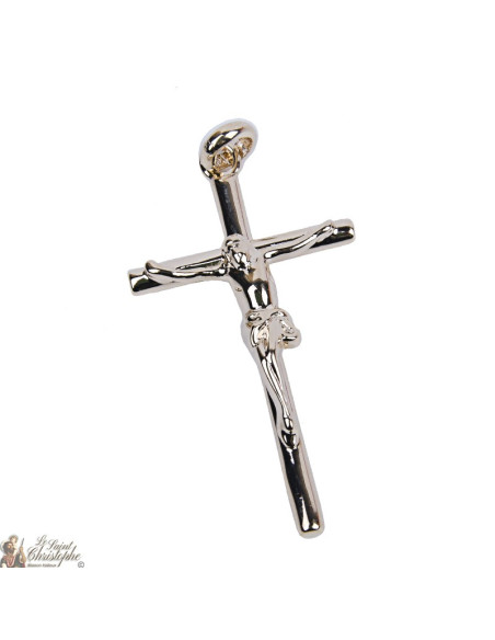 Cross lichaam van Christus verguld - 2 x 3,5 cm