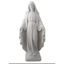  Statue de la Vierge Miraculeuse en Albatre -  23 cm