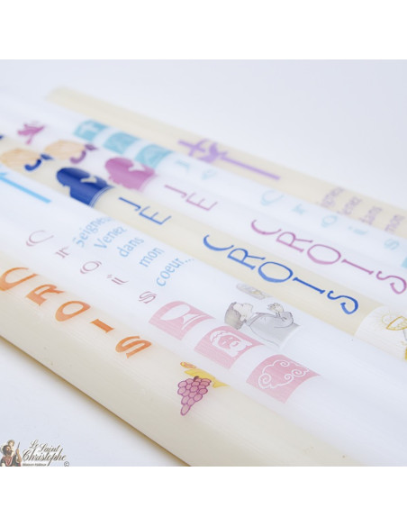 Comunione Candela Beige 40 centimetri - Ragazzo