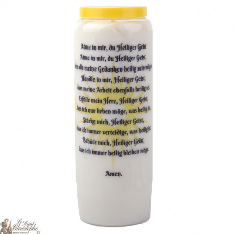 Candles Novenas to  Holy Spirit – german  Prayer