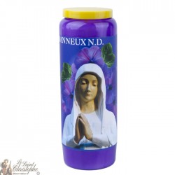paarse Kaarsen Novenas naar Onze Lieve Vrouw van Banneux model 3 - Gebed frans 