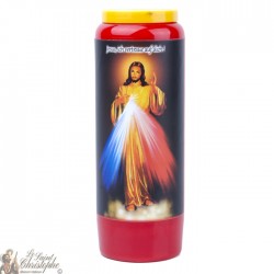 Red Candles Novenas to Christ the Merciful - German Prayer