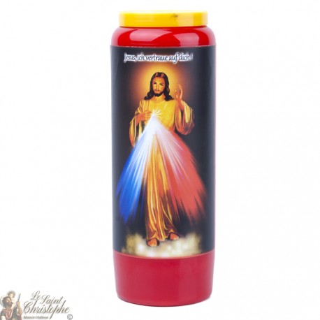 Red Candles Novenas to Christ the Merciful - German Prayer