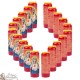 Bougies Neuvaines rouges au Sacré coeur de Marie - prière français