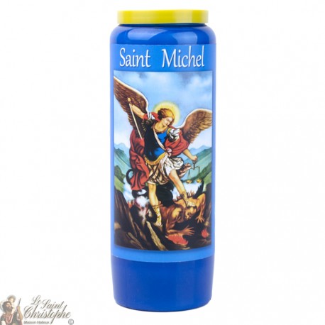 blue Candles Novenas to Saint Michael – french Prayer