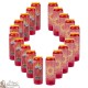 rote  Kerzen Novenen zu Prager Jesulein - Französisch Gebet