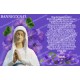 Stikers voor Kaars met gebed op frans -  Onze Lieve Vrouw van Banneux - 1 