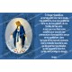 Aufgleber für Novenkerzen mit Gebet auf französisch - Wunderbare Jungfrau