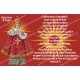 sticker with french  prayer - Infant Jesus of Prague