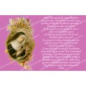 sticker with french  prayer - Saint Rita