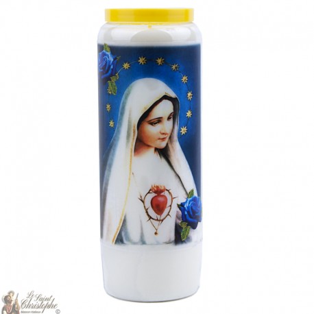 Bougies Neuvaines à  Fatima - prière Anglais