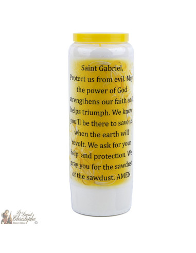 Velas Novena  por  San Gabriel  - Oración Inglés