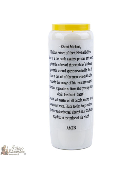 Candles Novenas to Saint Michael - english Prayer