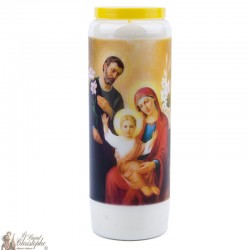 Candles Novenas to Holy Family - english Prayer