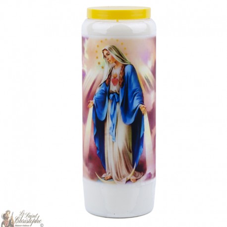 Candles Novenas to The miraculous virgin - english Prayer